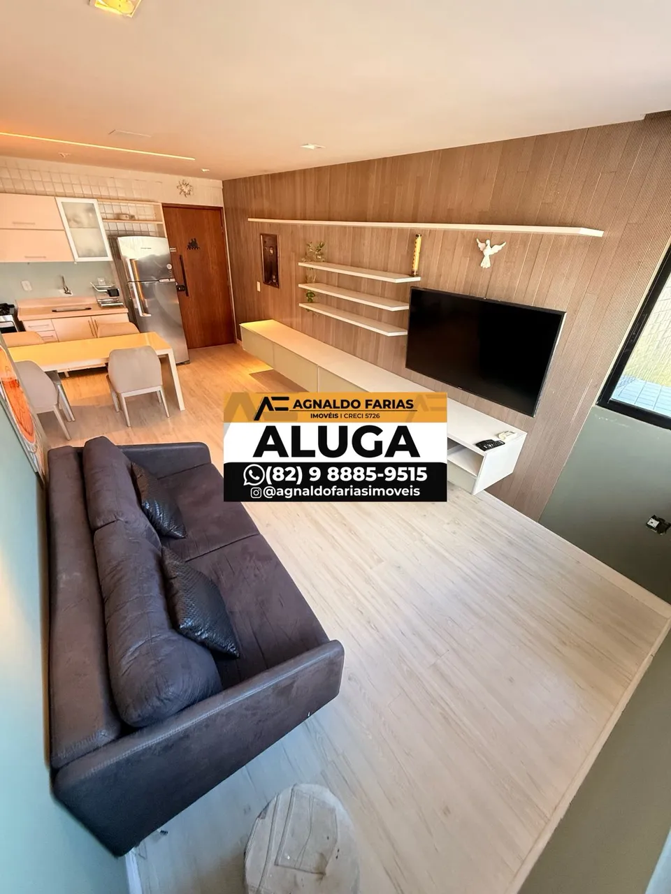 Alugo lindo quarto e sala mobiliado em Pajuçara - Maceió - AL