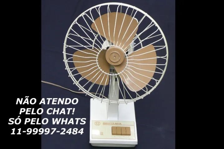 Ventilador antigo Britânia LEIA o anúncio!