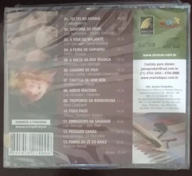 CD-Maria Dapaz-Vida de Viajante-Ano 2003 (CD Lacrado) - Foto 2