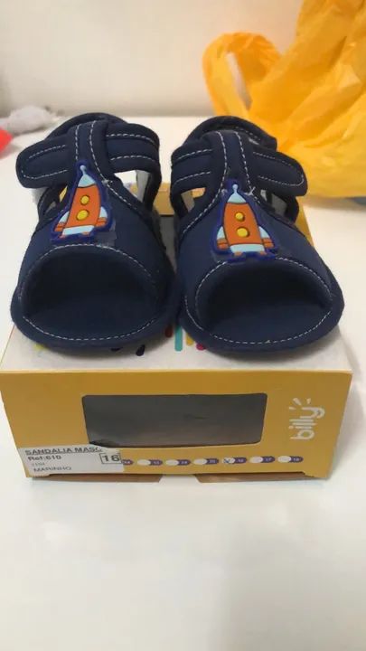 Sandália infantil masculina