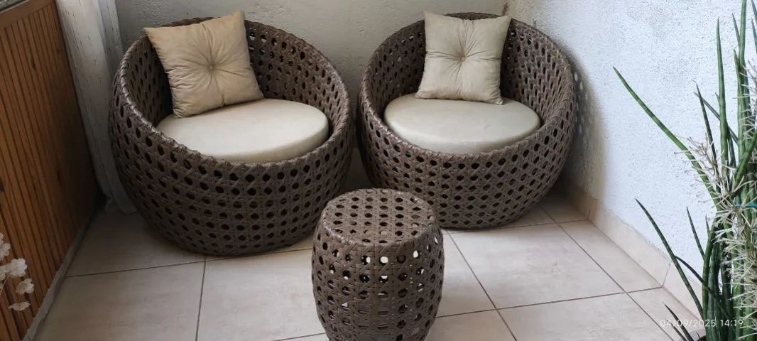 Conjunto de sofás fibra - Área gourmet - Foto 2