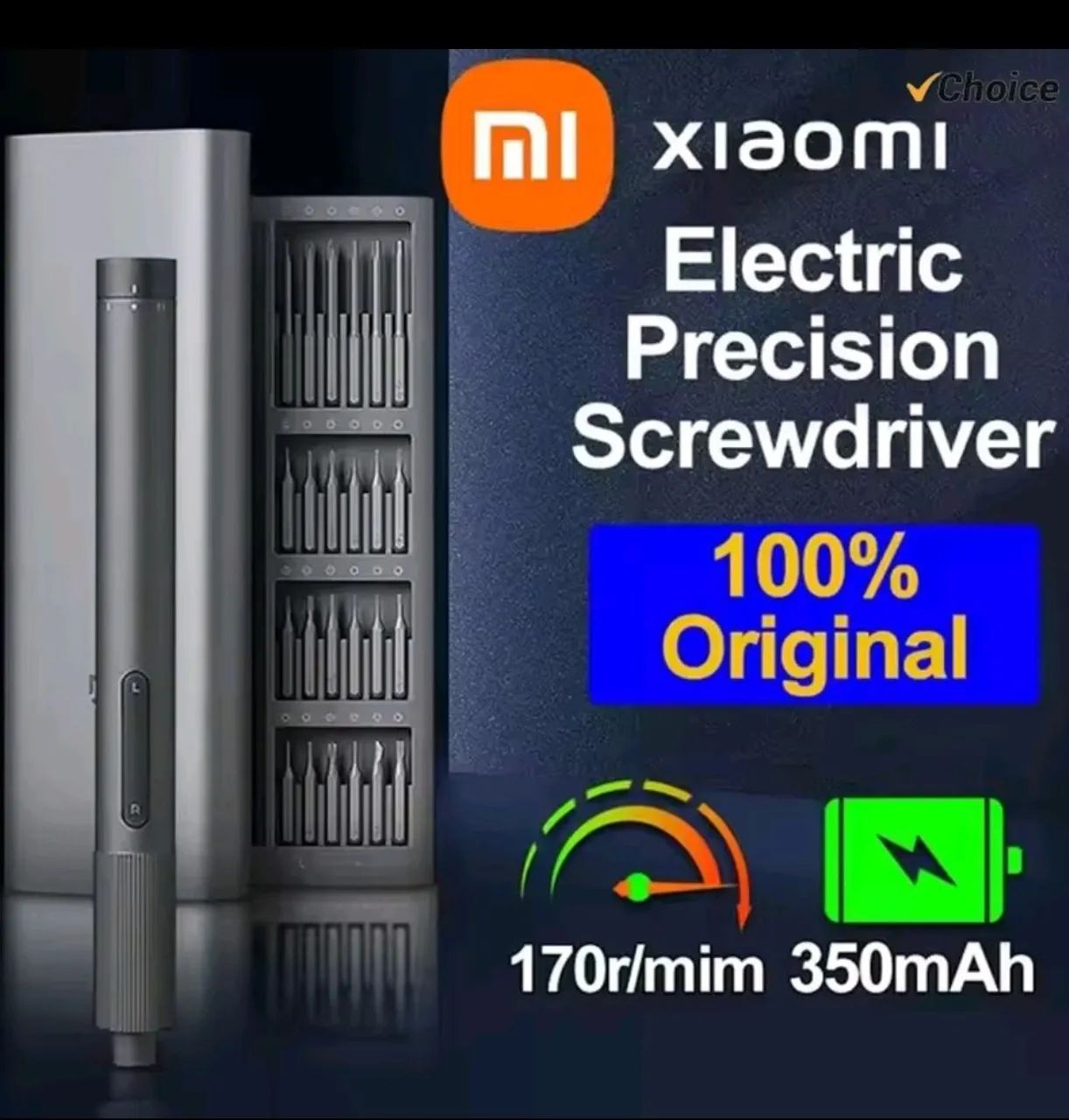Parafusadeira de Precisão Elétrica Xiaomi Original