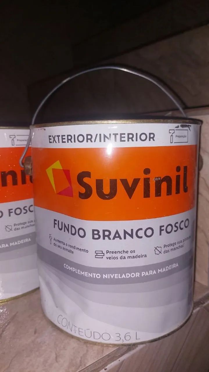 Fundo branco fosco Suvinil 3,6L - $100,00 - Foto 2
