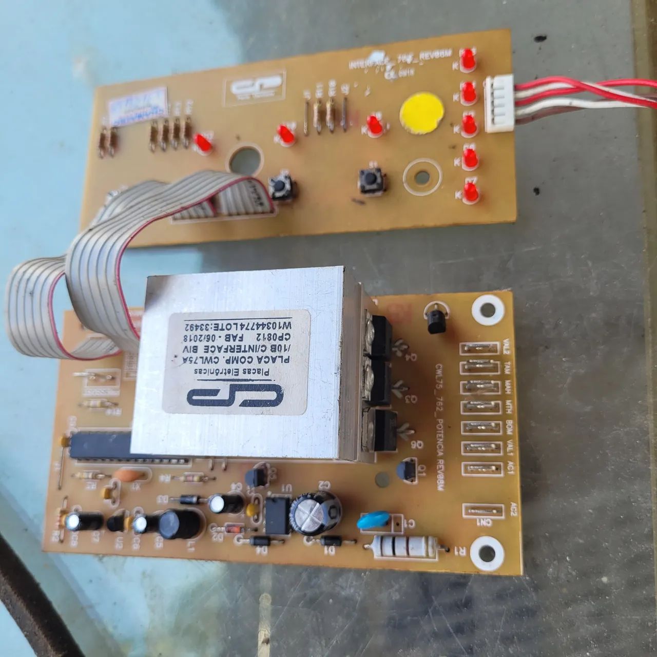 Placa Interface Máquina de Lavar consul  CWL75A