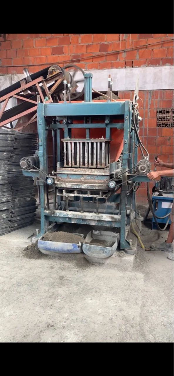 Máquina de Blocos de Concrero e Piso de concreto 