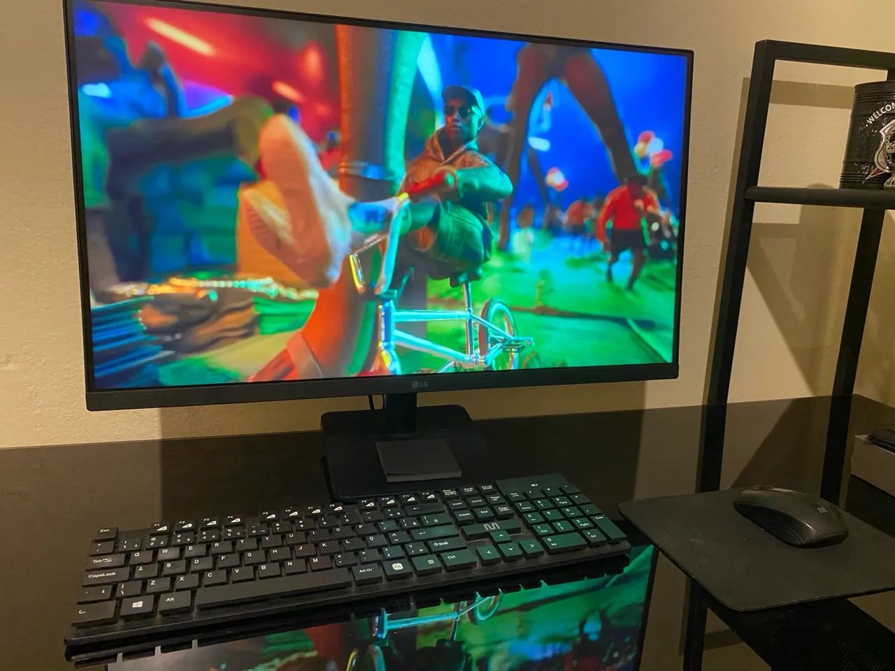 Novo! Monitor Gamer LG 27" Full HD, IPS, HDMI e VESA, FreeSync, Bordas Finas - Foto 5