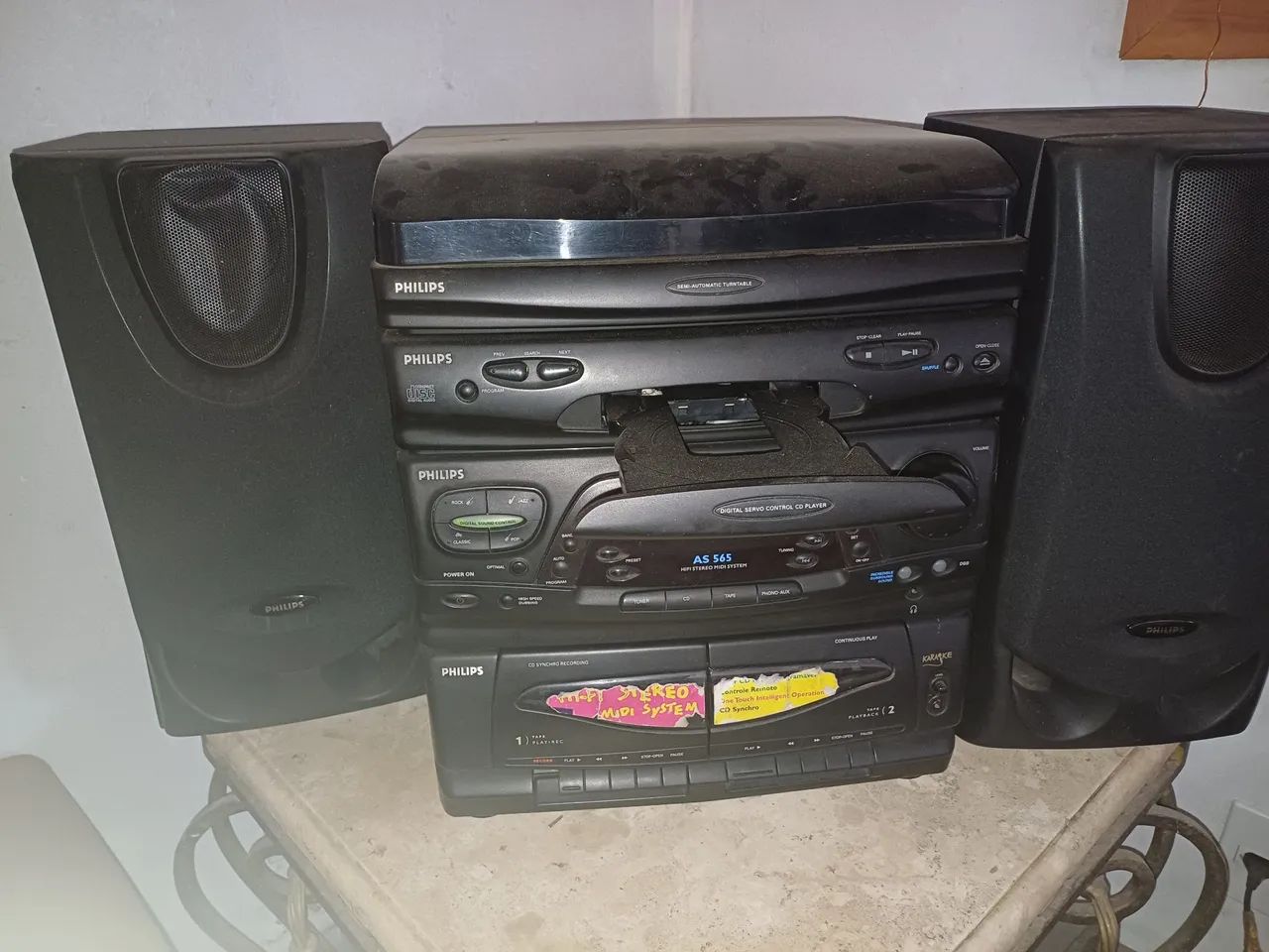 Som Philips AS565 Hi-Fi Stereo Midi System - Foto 3