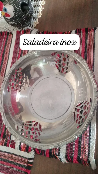 Saladeira aço inoxidável