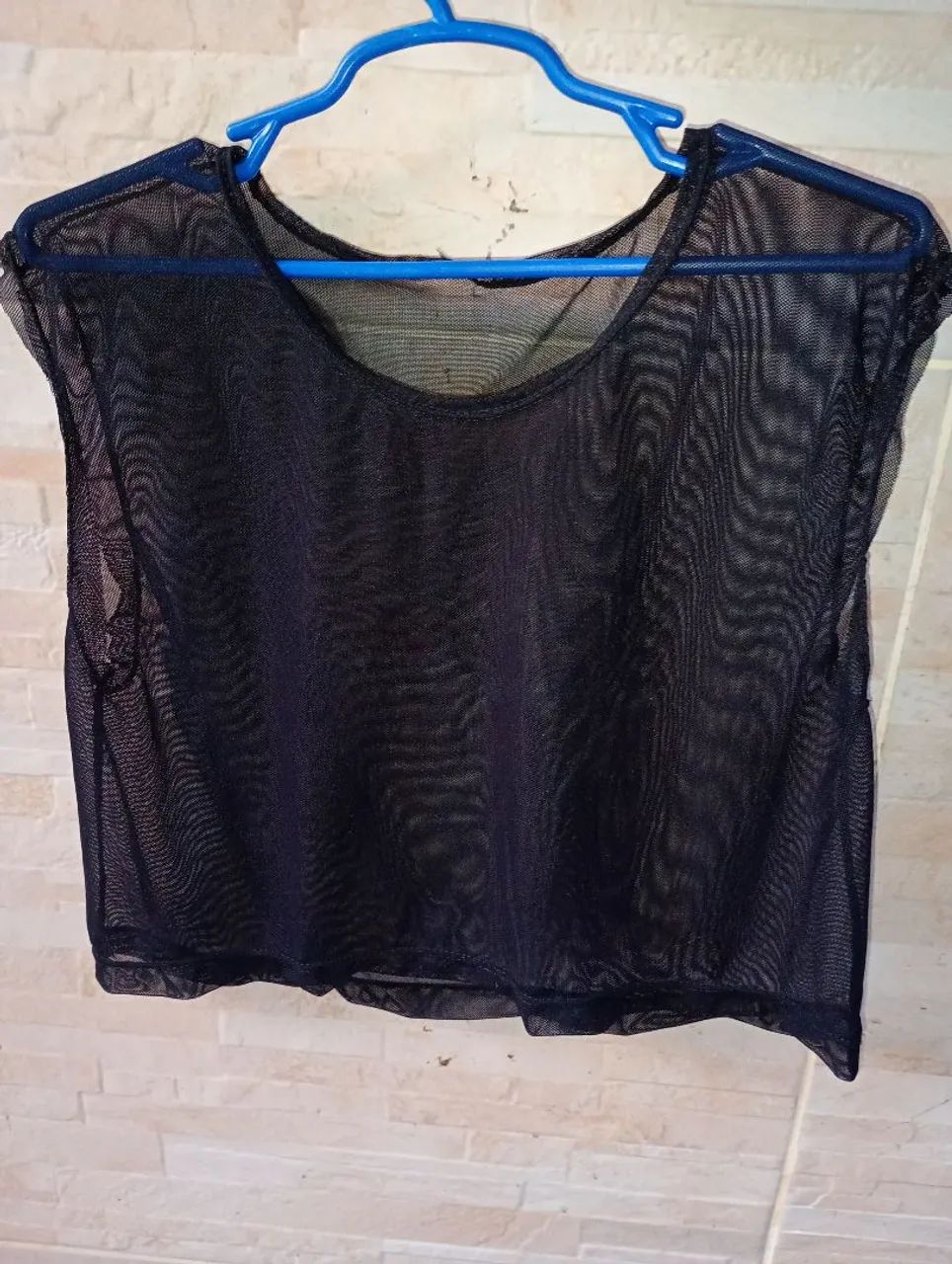 Blusa de Malha Preta - Tamanho M