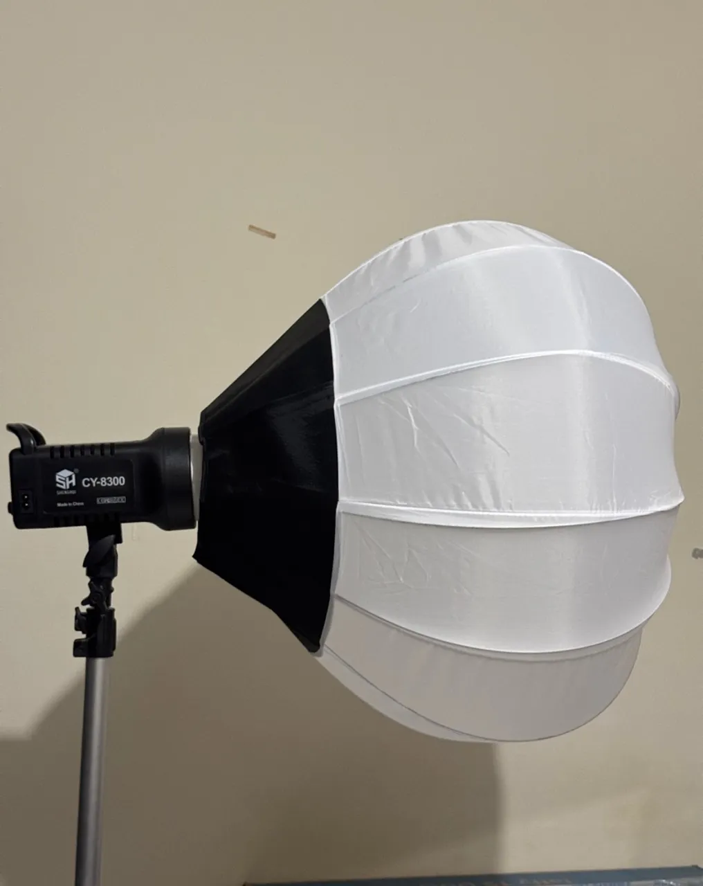 Luz profissional 100w bicolor + balão chinês bowens