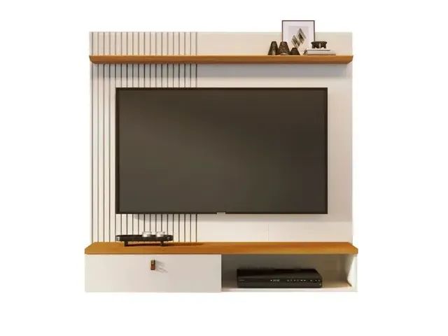 Painel Frisado para TV até 55 Polegadas 1 Porta Iris Madetec - Foto 3