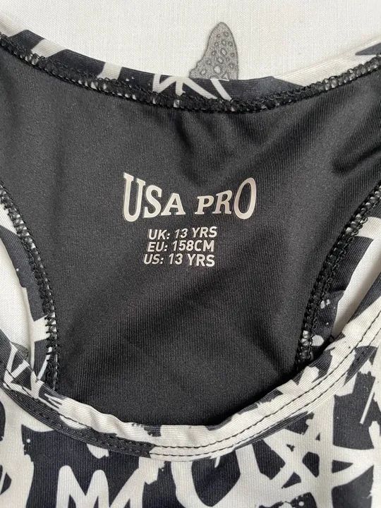 Conjunto de Top e Legging Esportivo USA PRO - 13 anos - Foto 2