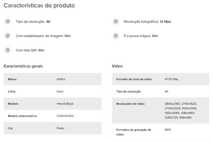 Câmera GoPro Hero5 4K - Foto 5