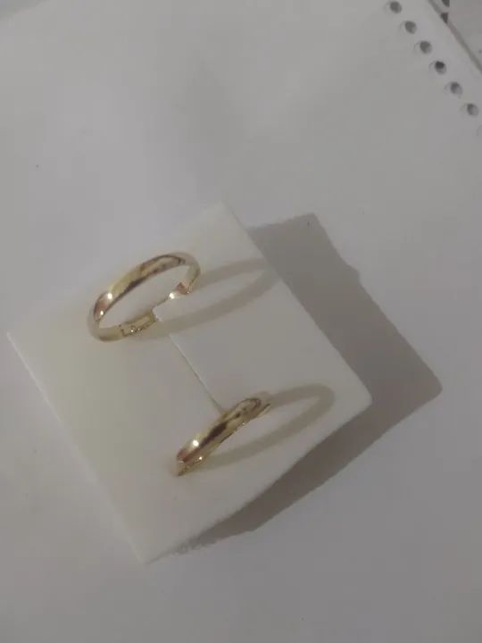 Par de Alianças de moeda antiga noivado ou casamento  - Foto 2