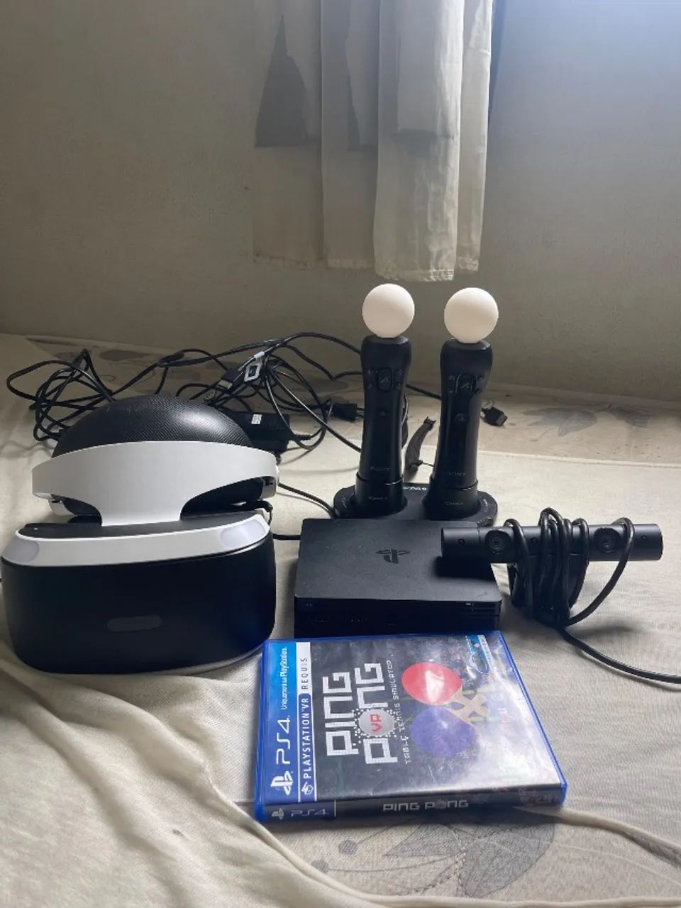 Psvr2 completo ! Incluído câmera , jogo e 2 manetes original  - Foto 3