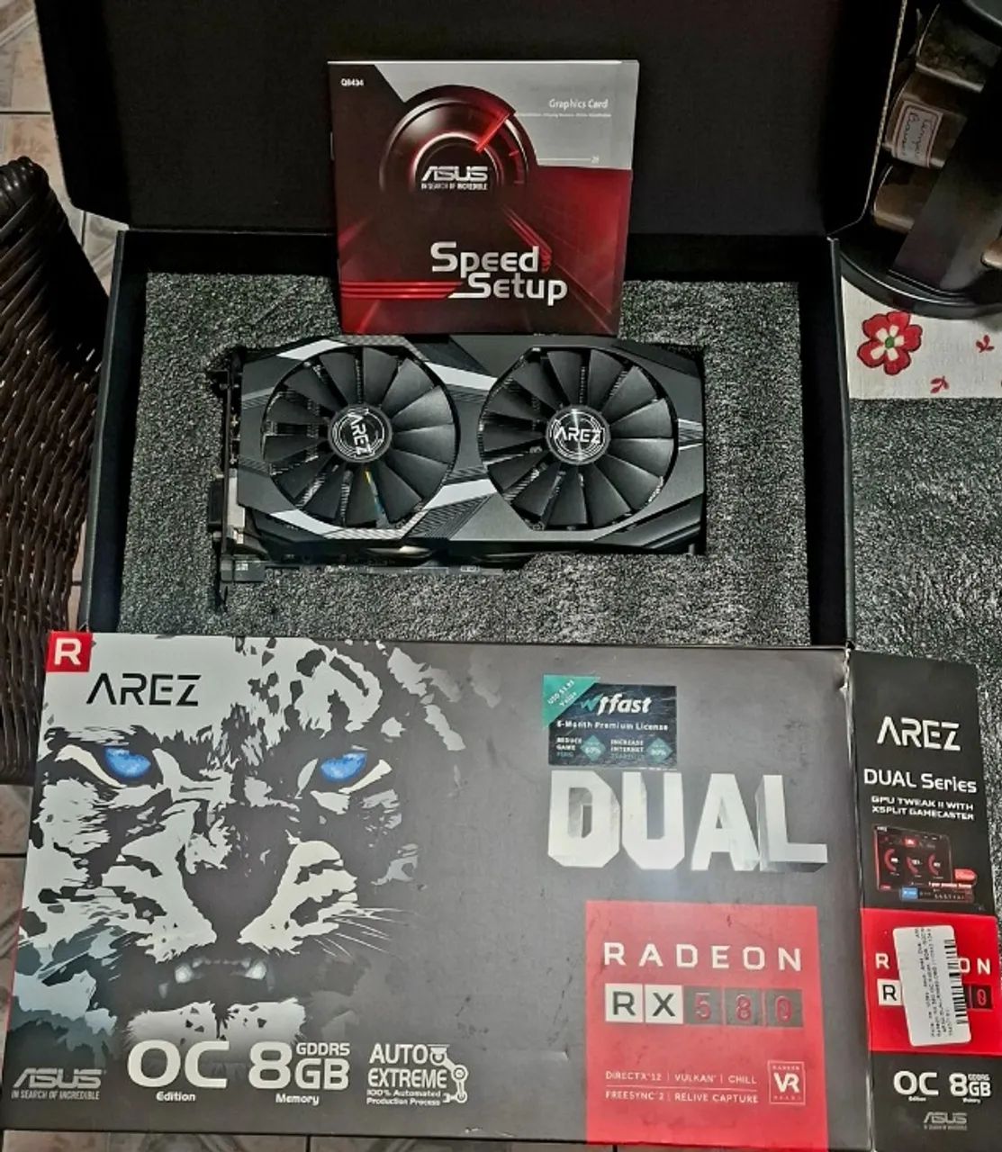asus arez rx 580 8gb gddr5 oc edition  - Foto 3