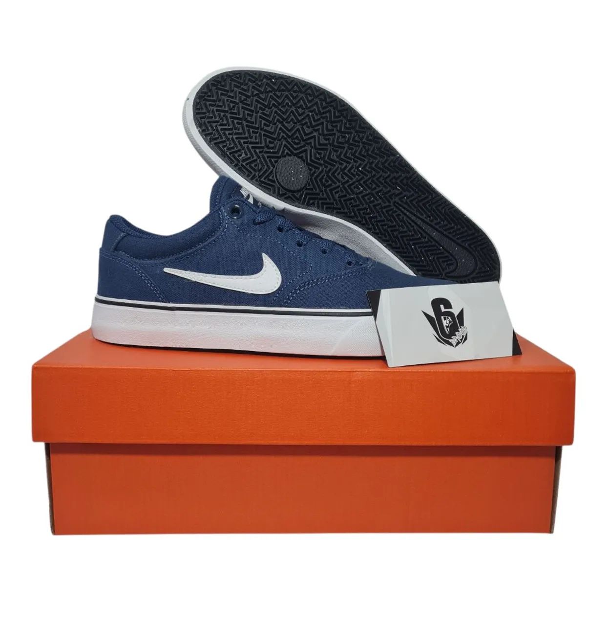 Tênis Nike SB Chron 2 Canvas Navy - Foto 2