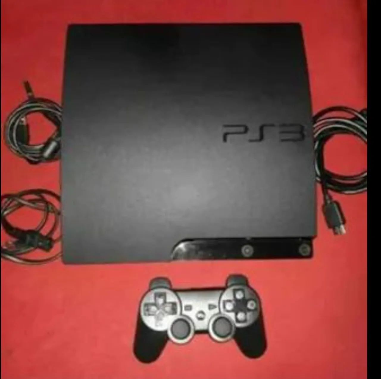 Playstation 3 Slim conservado com mais de 1000 jogos. Ac cartão 