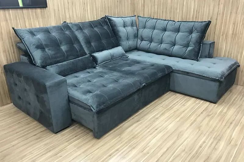 Sofá de canto retrátil e reclinável  - Foto 2