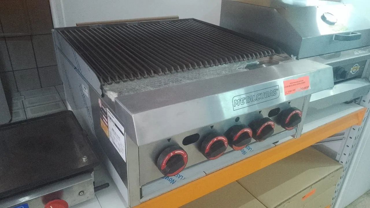Chapa Char Broiler 0.60cm Metalcubas 