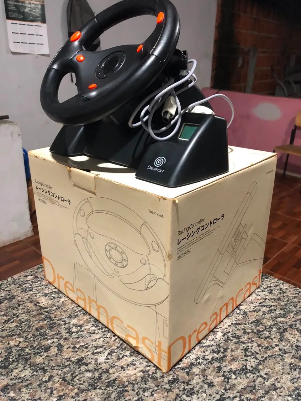 Volante Racing Controller Dreamcast - Foto 3