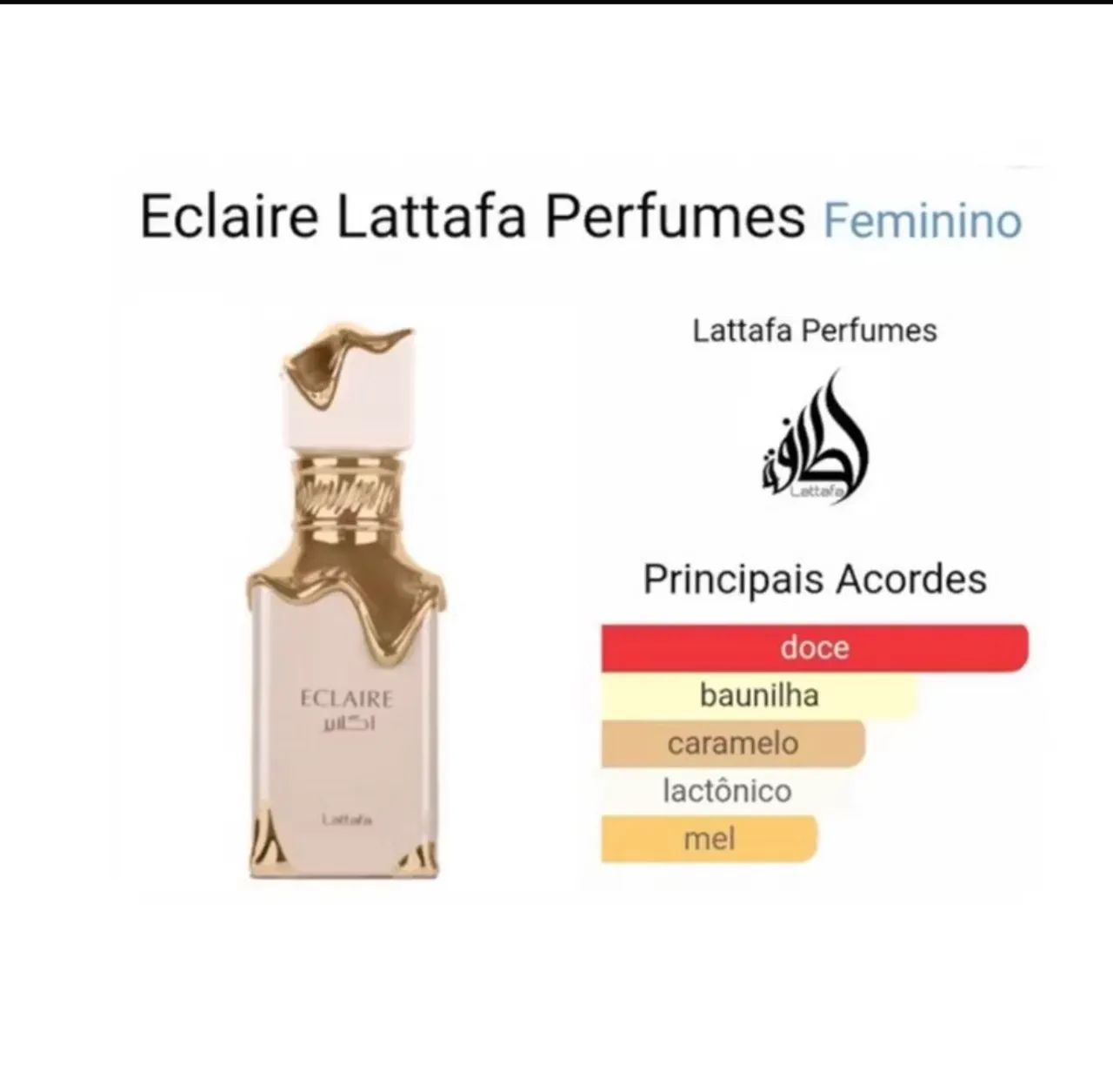 Perfume Eclaire - de Lattafa - original - QR Code validado - Foto 3