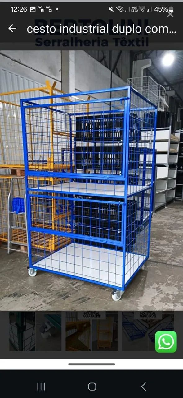 Gaiolas para transporte 