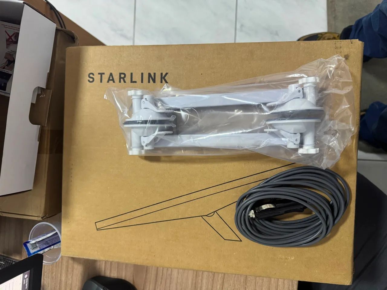 Star link mini + Suporte Veicular + Cabo - Foto 4