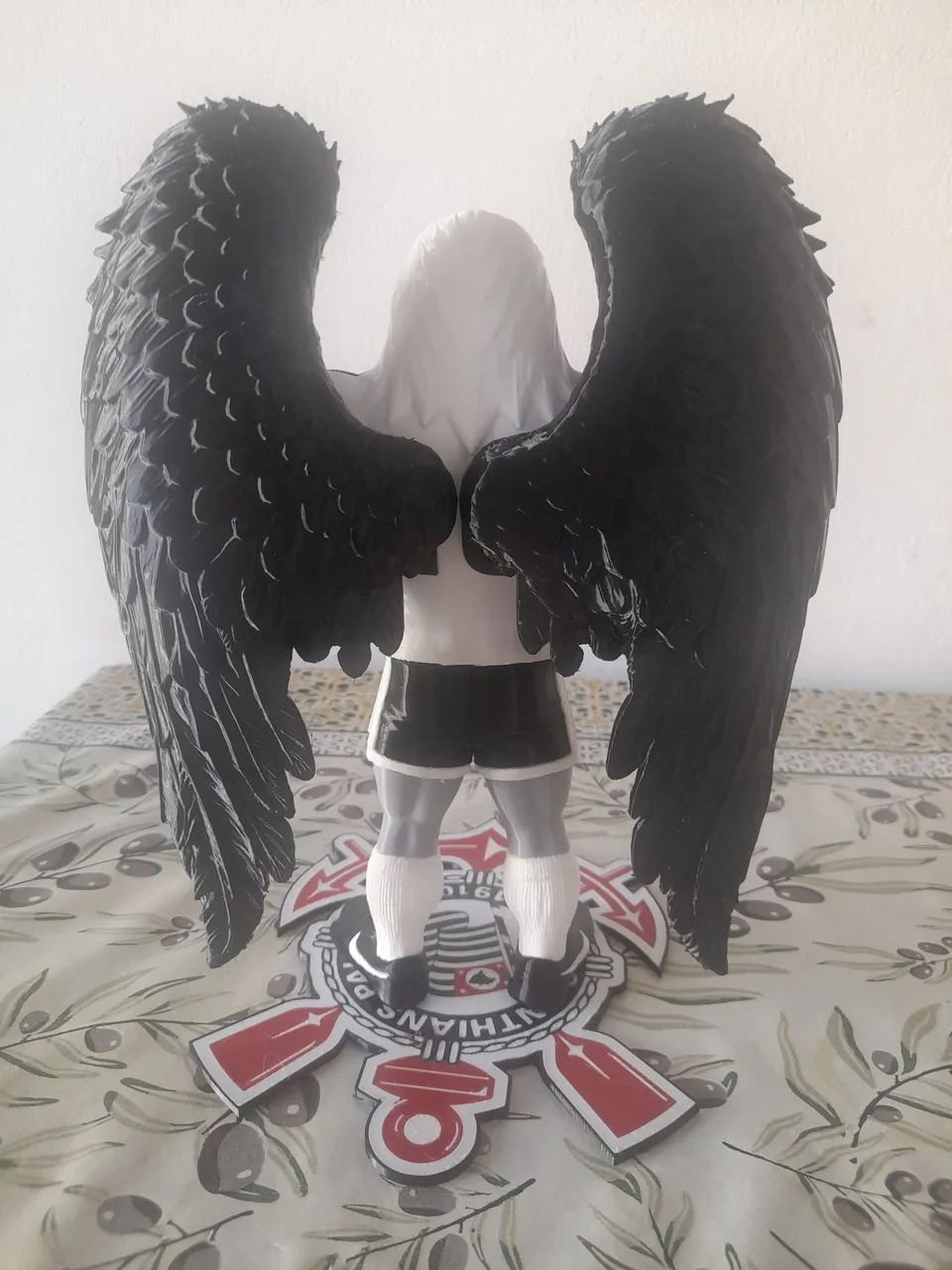 MASCOTE DO CORINTHIANS 25 CM COM BASE IMPRESSO EM 3D - Foto 3