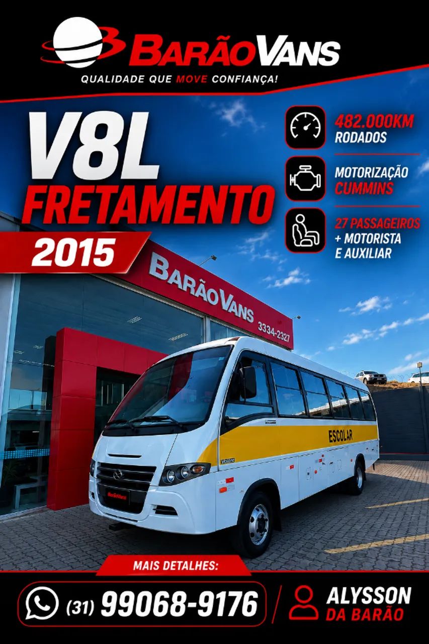 VOLARE V8L FRETAMENTO 2015