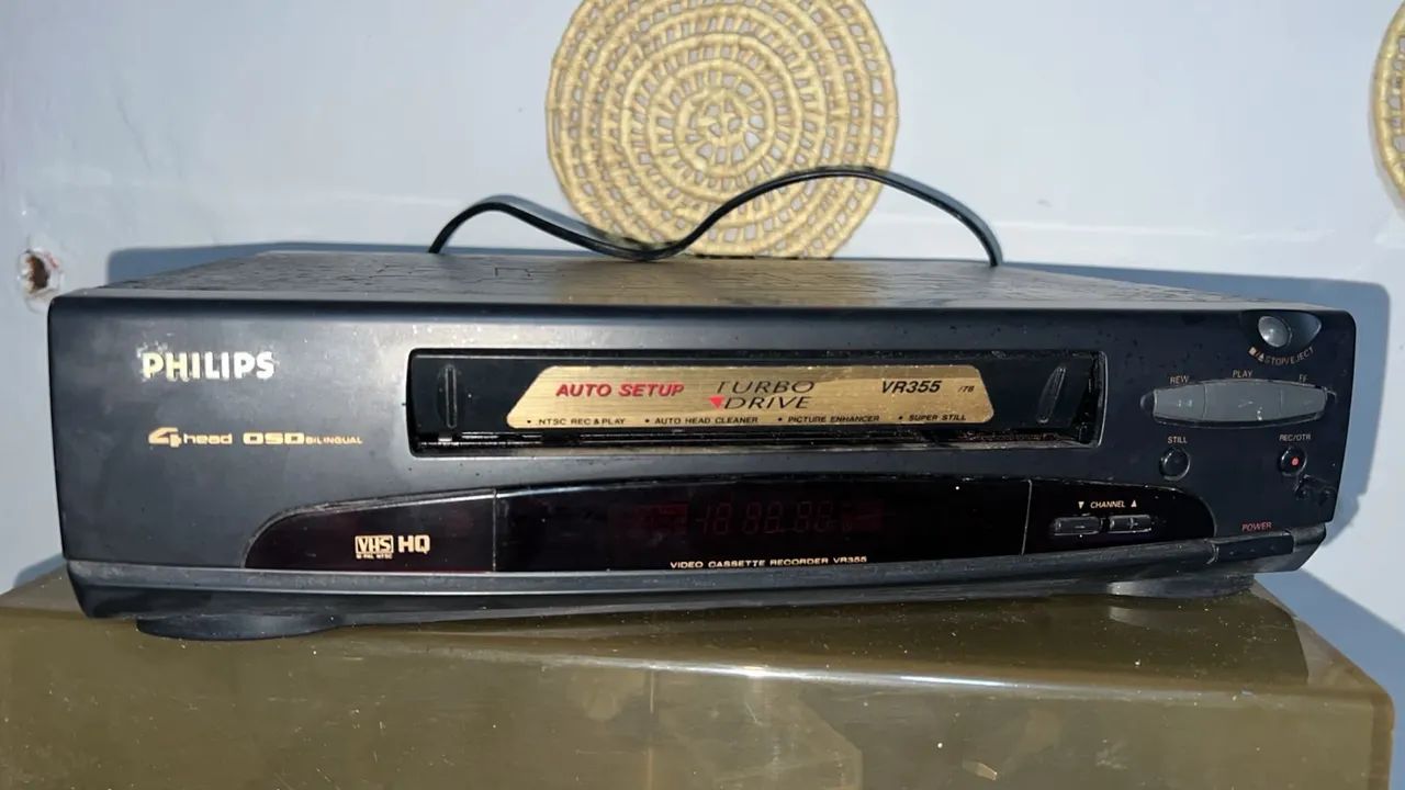Vídeo Cassete Philips VR355