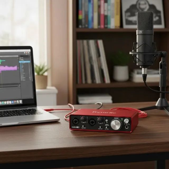 Focusrite Scarlett 2i2 2nd Gen Interface De Áudio 2 Geração - Foto 3