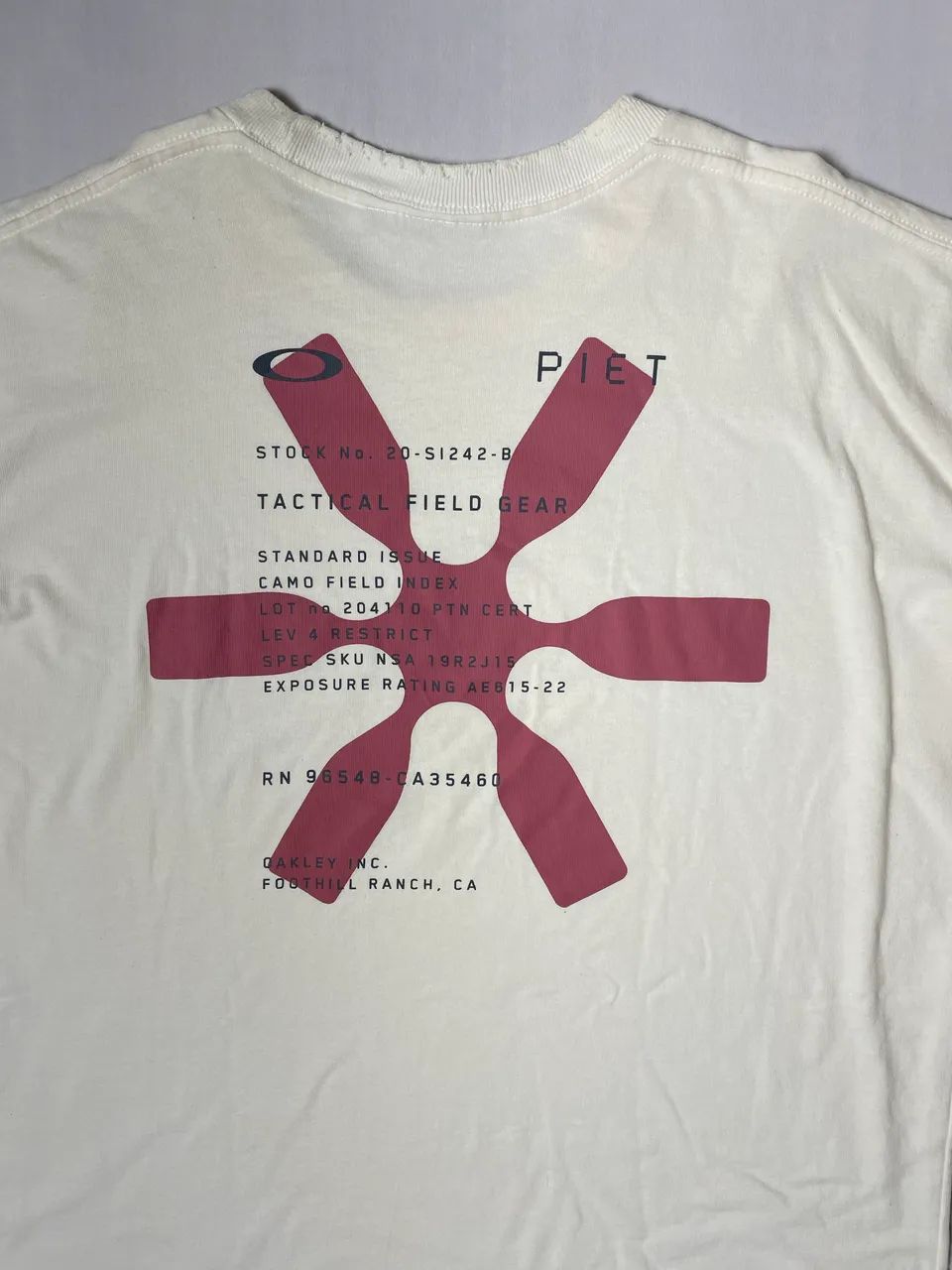 Camiseta Piet x Oakley Software Bone - Foto 5