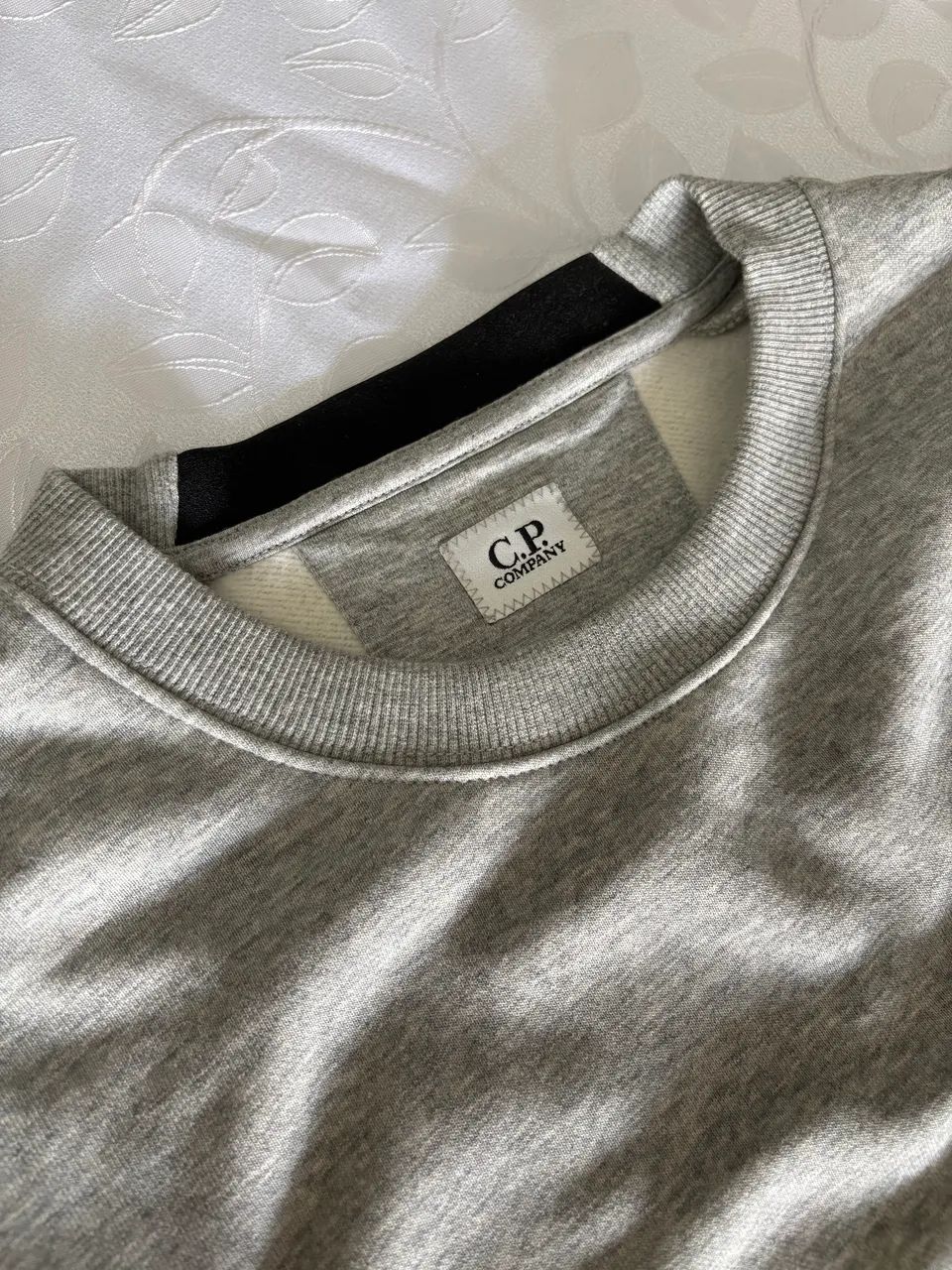 Moletom CP Company Crewneck Sweatshirt Cinza - Foto 3