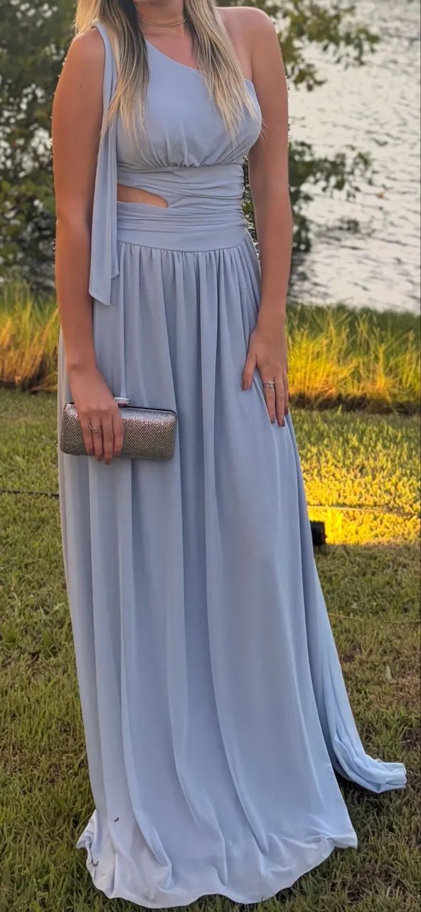 Vestido azul para casamentos  - Foto 2