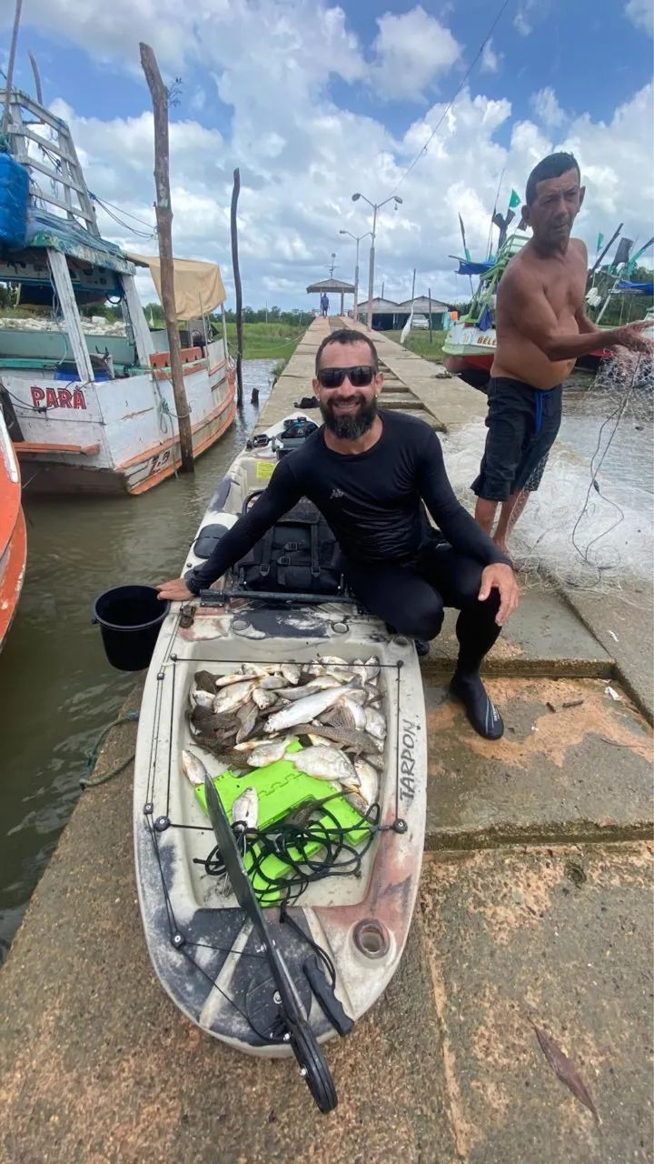 Caiaque Tarpon com pedal, remo e vela - Foto 3