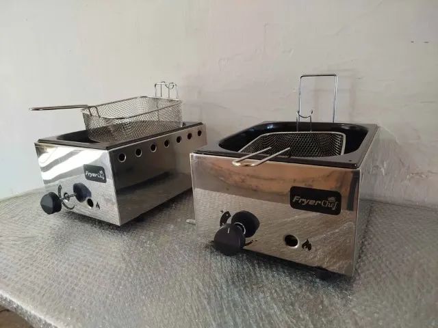  Fritadeira nova a gás 5 litros a pronta entrega. Aceito cartão - Foto 3
