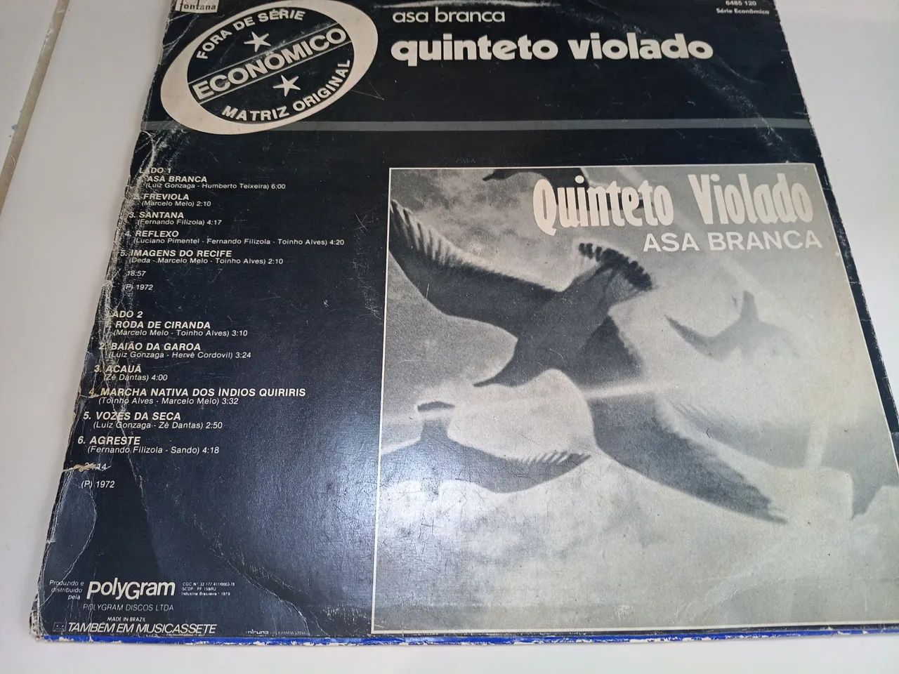 Lp quinteto violado -asa branca - Foto 3