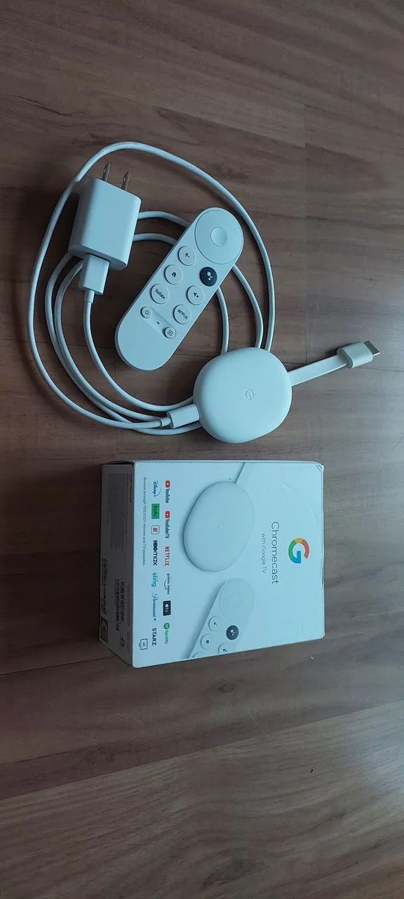 Chrome Cast 4 4k google branco ( Estado de novo) - Foto 2