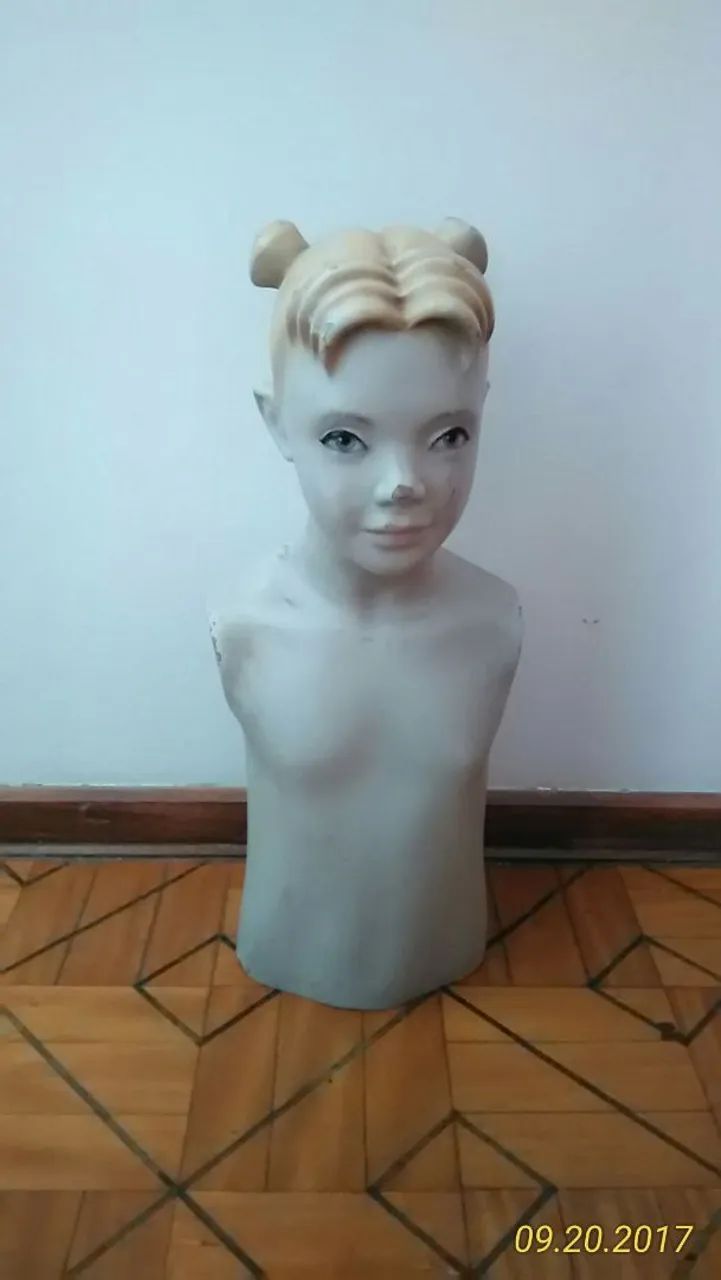 BUSTO INFANTIL DE MANEQUIM ANTIGO - Foto 2