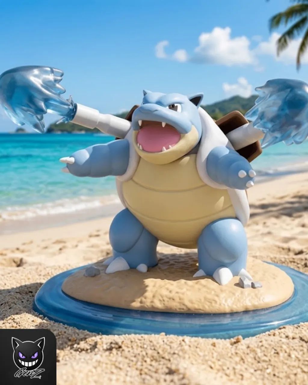 Figura Pokemon Boneco Blastoise Colecionável - Foto 5