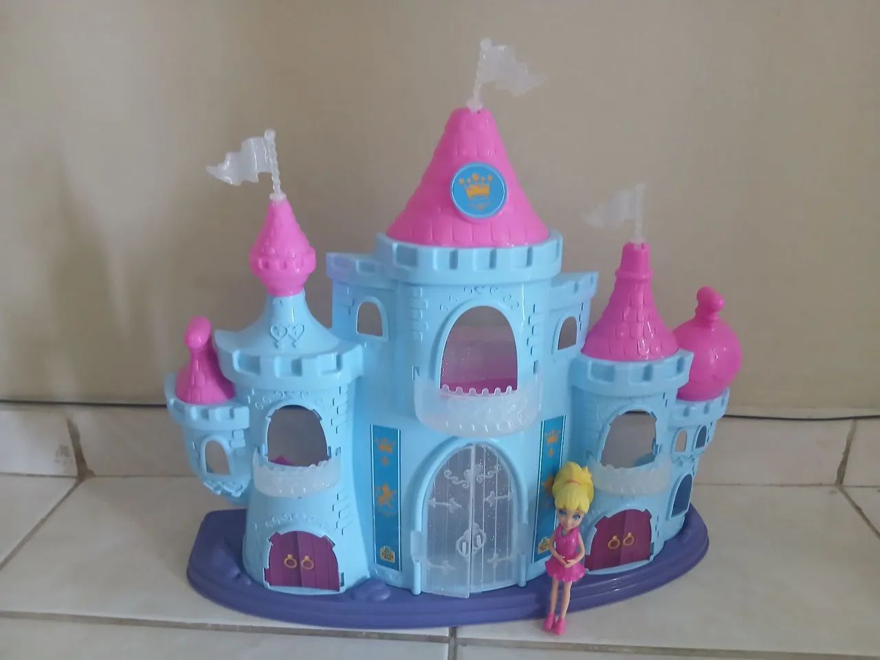 Castelo de Gelo  Completo + Polly Original + Acessórios