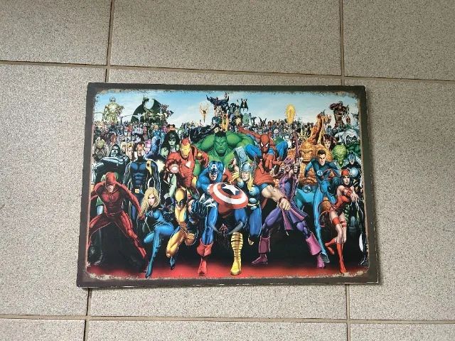 Quadro Marvel - 32cm x 45cm