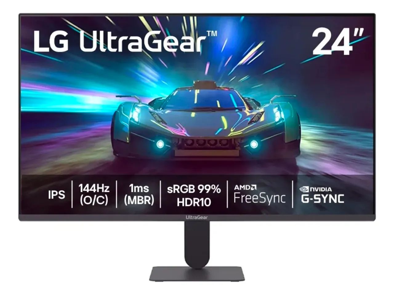 Monitor Lg UltraGear 24" polegadas FullHD (1920x1080p) IPS, 144hz 1ms, HDMI DisplayPort P2
