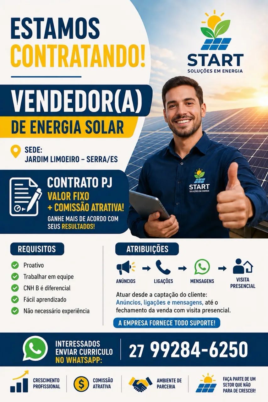 Vendedor Sem Experiência 