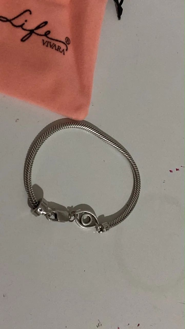 Pulseira Vivara Life Prata 925 Original - Linda e Conservada - Foto 2