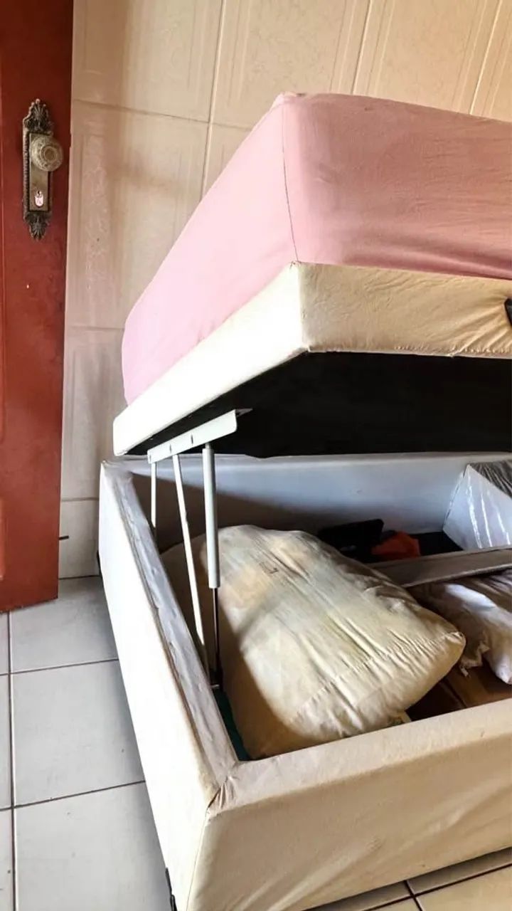 Cama de solteiro com baú - Foto 2