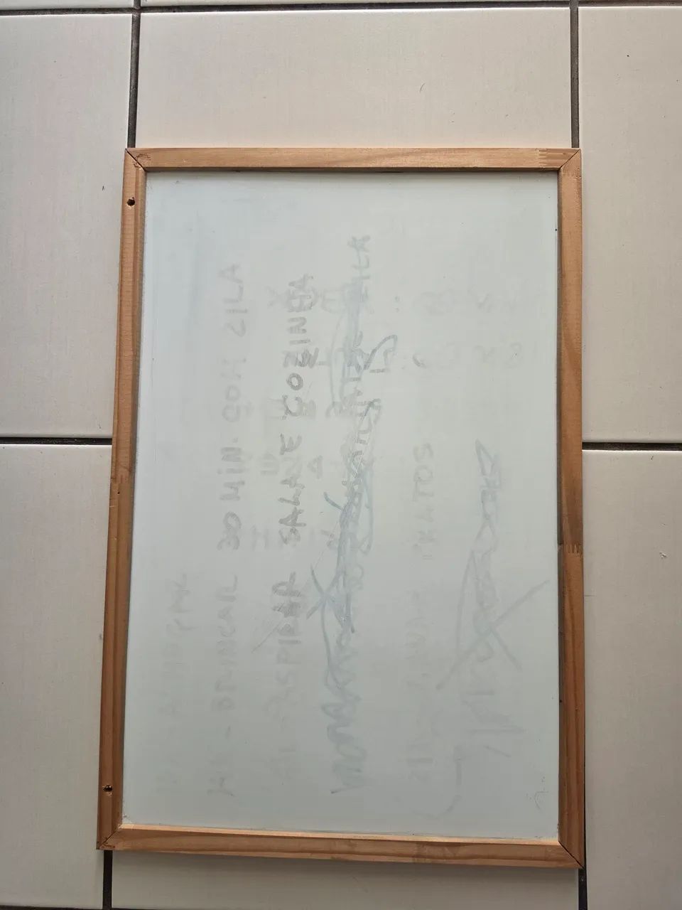 Quadro Branco 60x30 cm