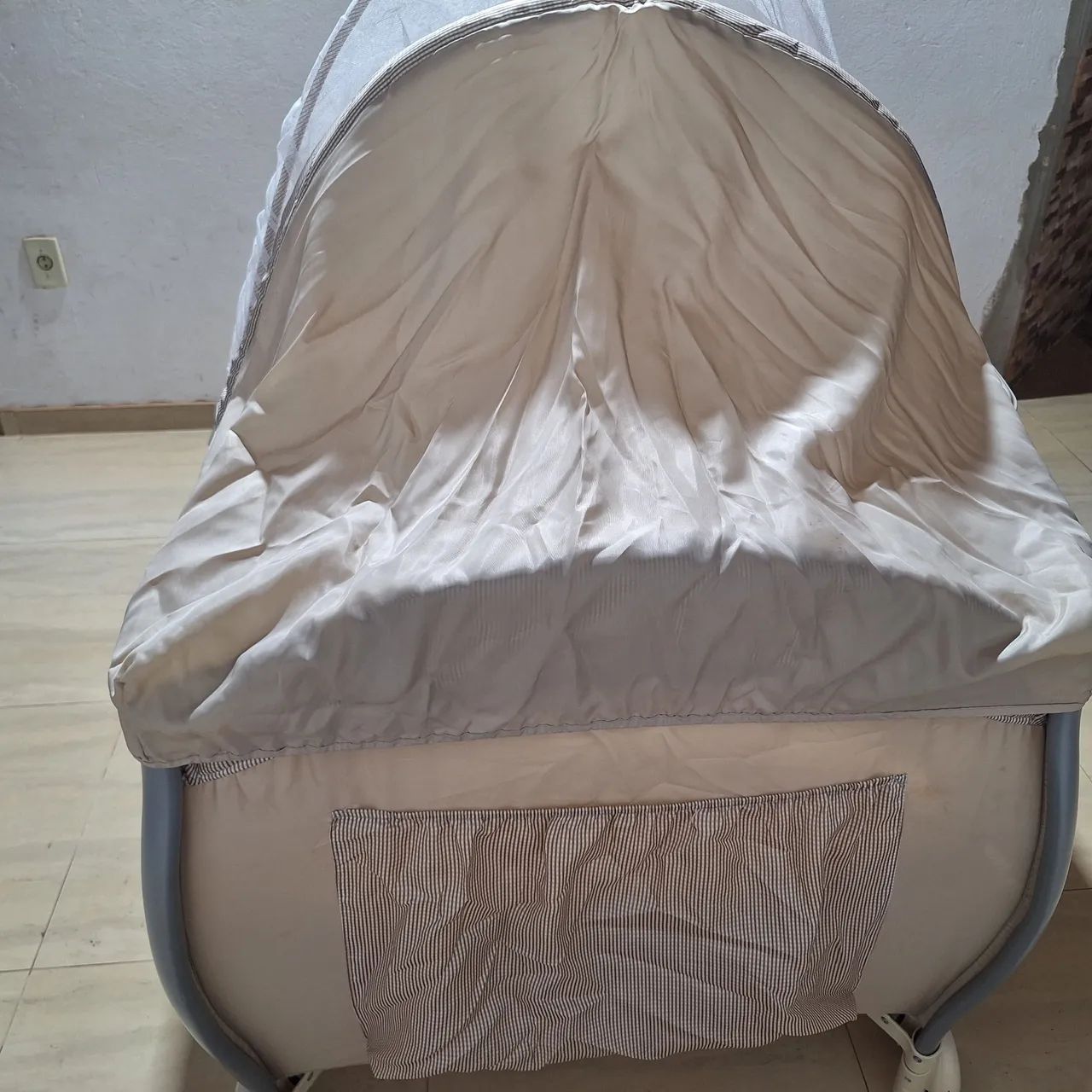 Berço Burigotto Cercado Aconchego Bebê com trocado Infantil - Foto 4