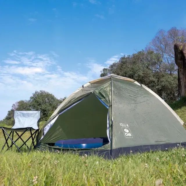 BARRACA DE CAMPING IGLU 2 PESSOAS BEL FIX VERDE 102000 - Foto 5